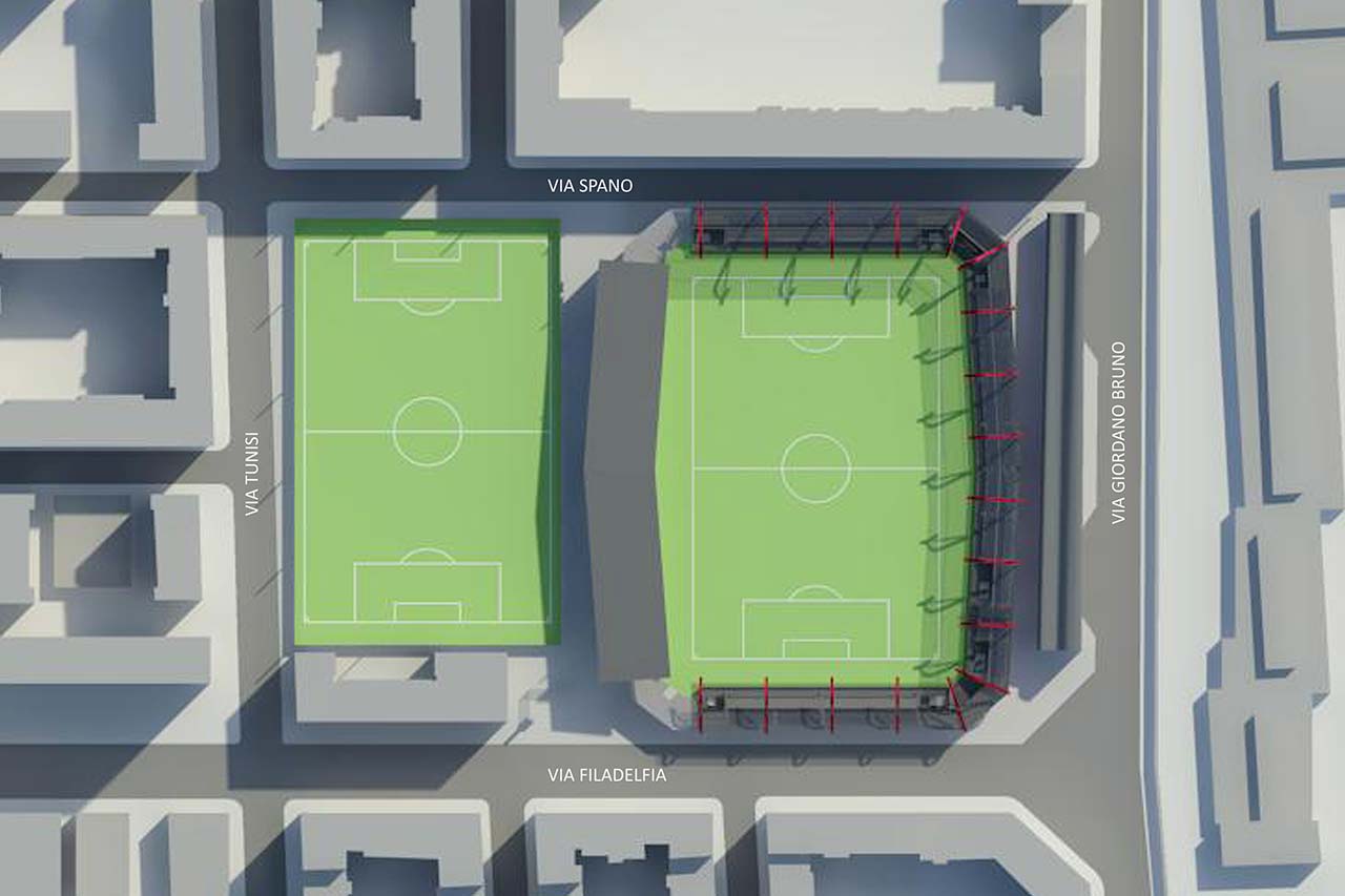 Nuovo Stadio Torino FC — progetto di ingegneria